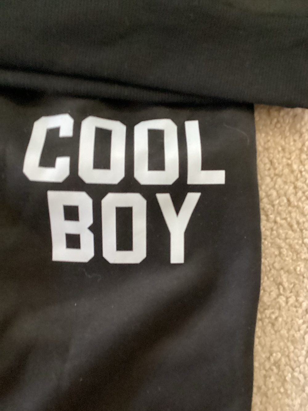 SHEIN Black Kids Hoodie & Joggers Set with Blue Graphic - Picture 6 of 7